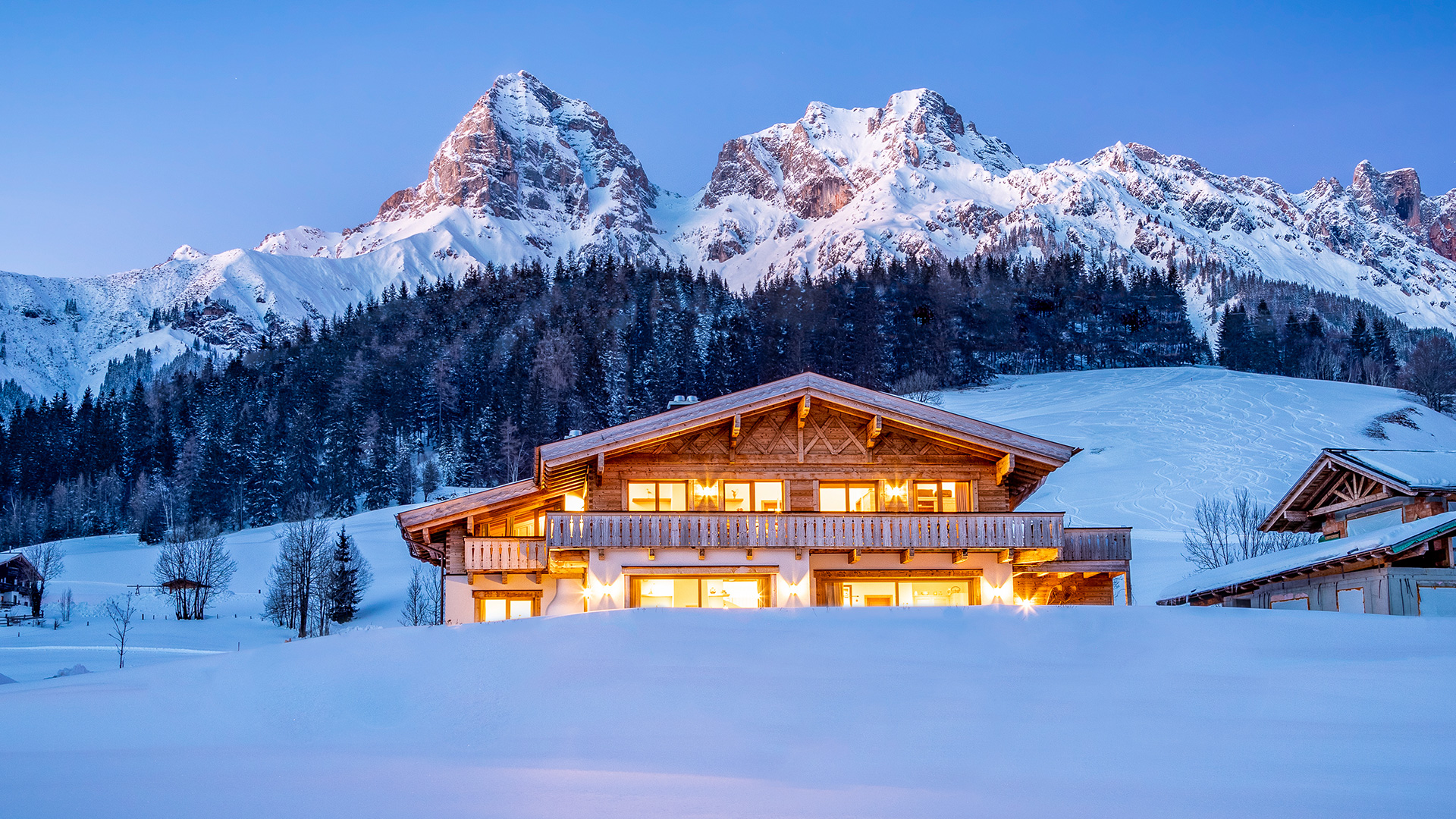 Luxus-Chalet an der Skipiste